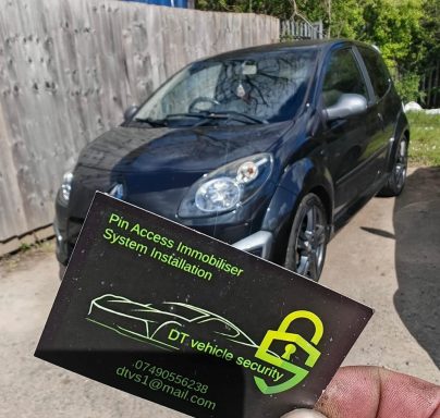 Renault Twingo with Tracking System with app controlled immobilisation. 