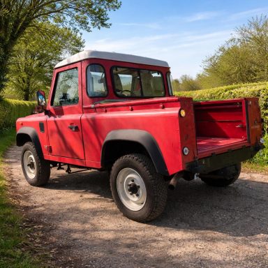 Land Rover Defender 90 Protected with a Scorpion S5 plus Tracking system and ADR [Automatic Driver Recognition] Immobiliser.